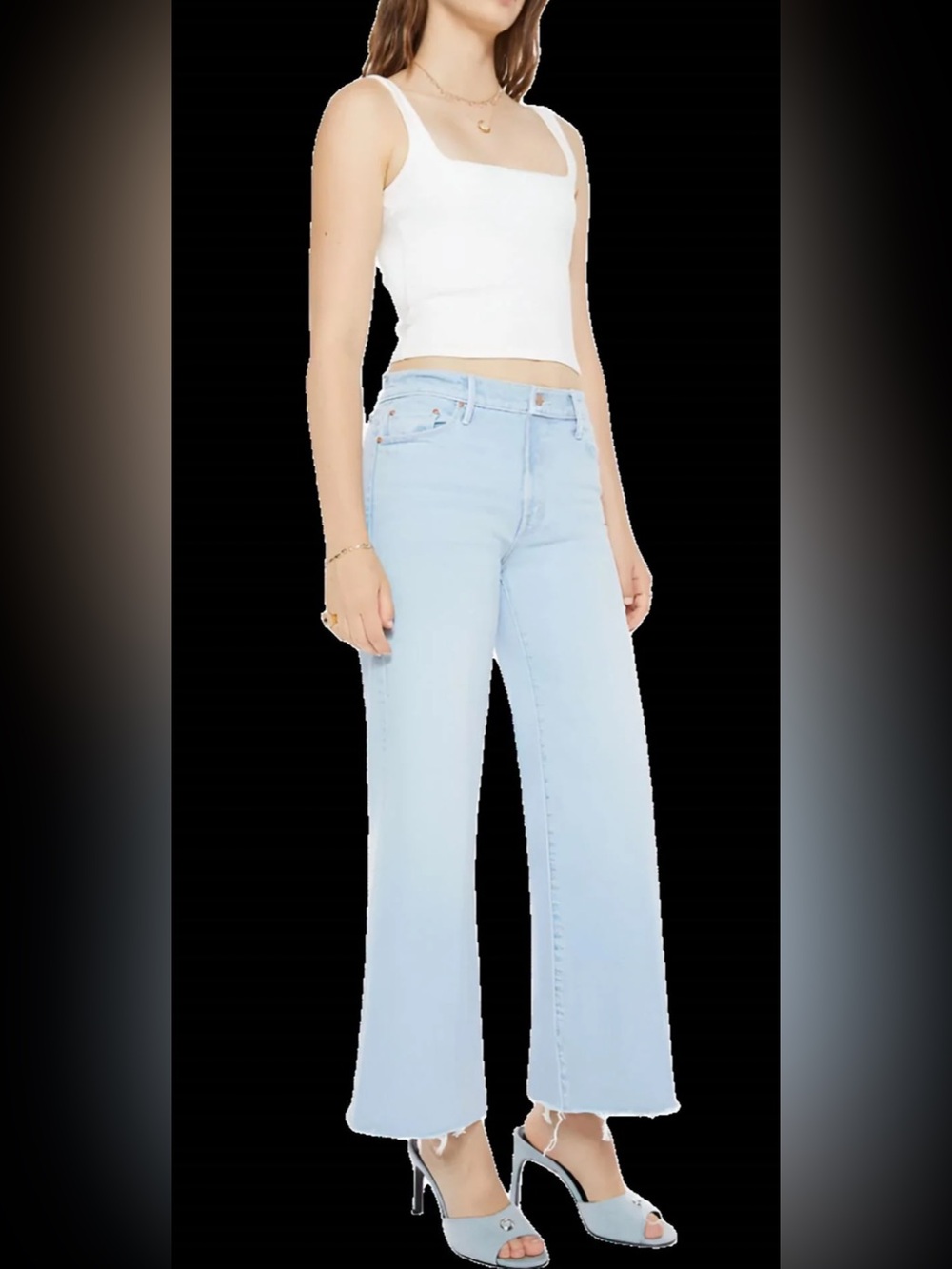 ~MOTHER*NEW* Twister Ankle Fray Jeans Sz: 30…